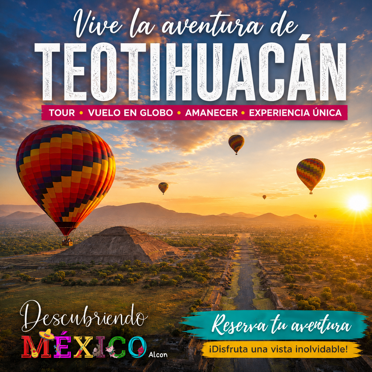 Vuelo en Globo (Teotihuacán)